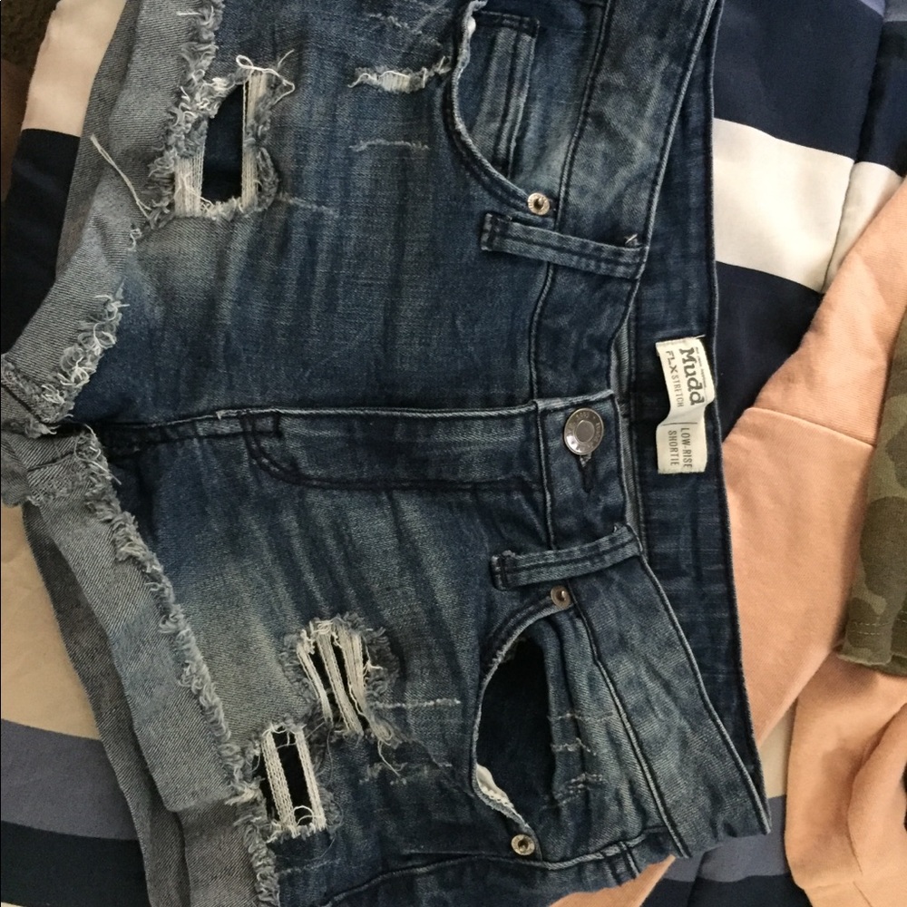 Mudd Dark Wash Shorts